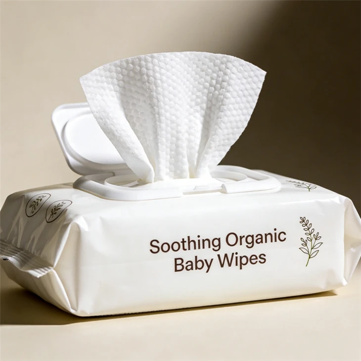 Beroligende økologiske babyservietter